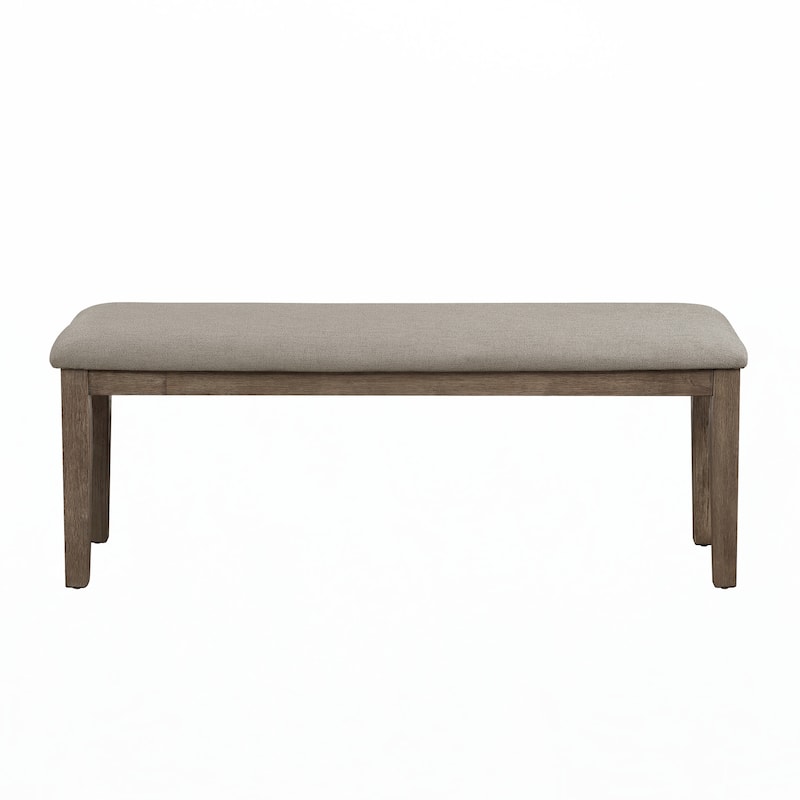 Fabric Upholstered Seat 1pc Bench