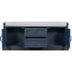 preview thumbnail 45 of 48, Storage Bench with 2 Drawers and 2 Cabinets, Shoe Bench with Removable Cushion for Living Room