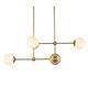 Option Brushed Gold / Glossy Opal Glass