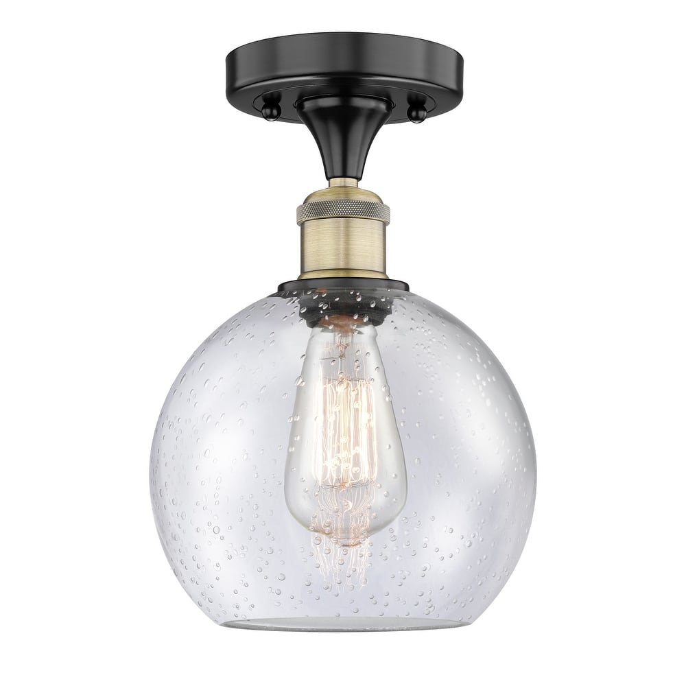 Innovations Lighting Edison Athens - 1 Light 8" Semi-Flush Mount