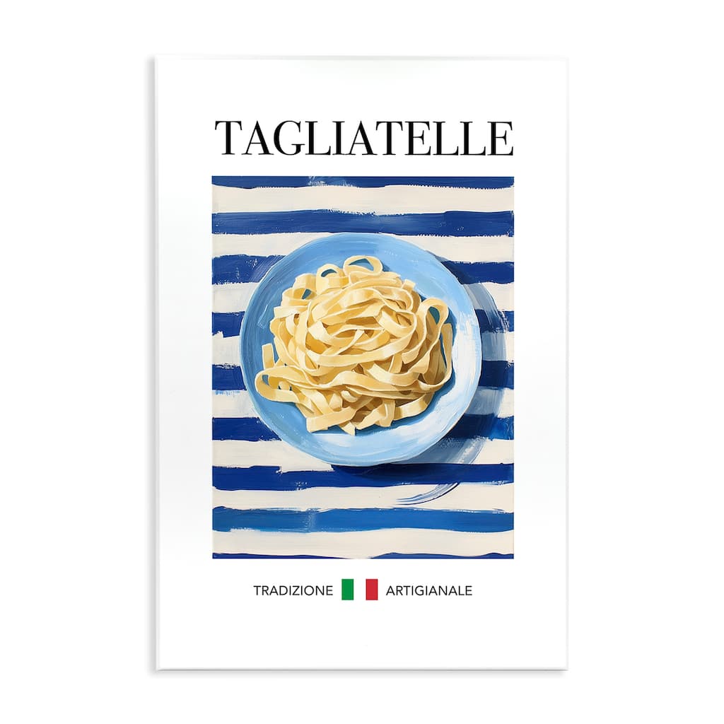 Stupell Traditional Tagliatelle Pasta Wall Plaque Art Design By Andreas Magnusson