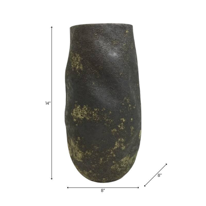 Earthenware Vase Portugal Handcrafted Organic Sculpted Design