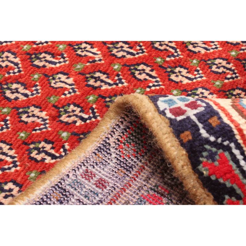 ECARPETGALLERY Hand-knotted Andelz Dark Copper Wool Rug - 3'4 x 10'2