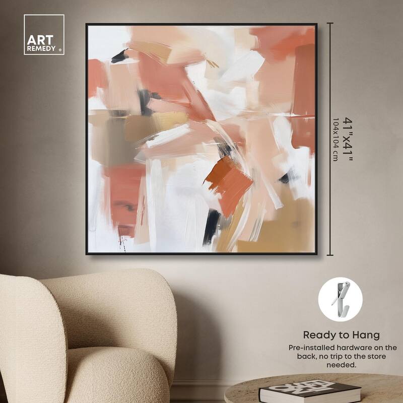 Rose and Rust I Canvas by Art Remedy