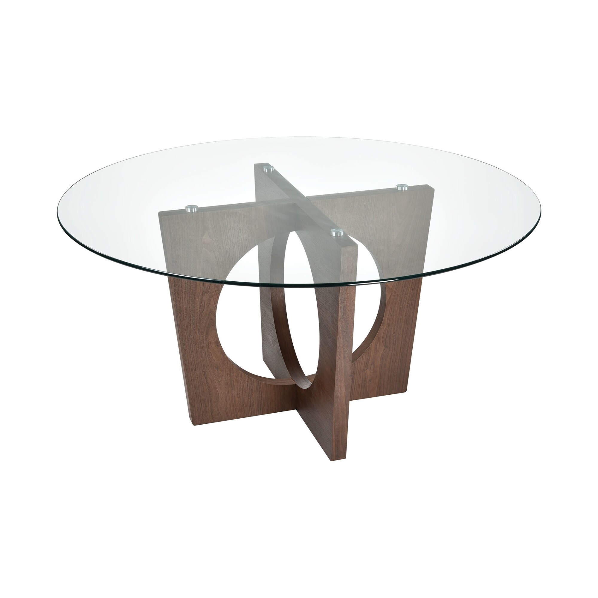 Shop Elk Home 1203 020 Atria 60 Wide Mdf Dining Table With Glass