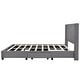 preview thumbnail 26 of 42, Queen Size Storage Bed Linen Upholstered Platform Bed with 3 Drawers
