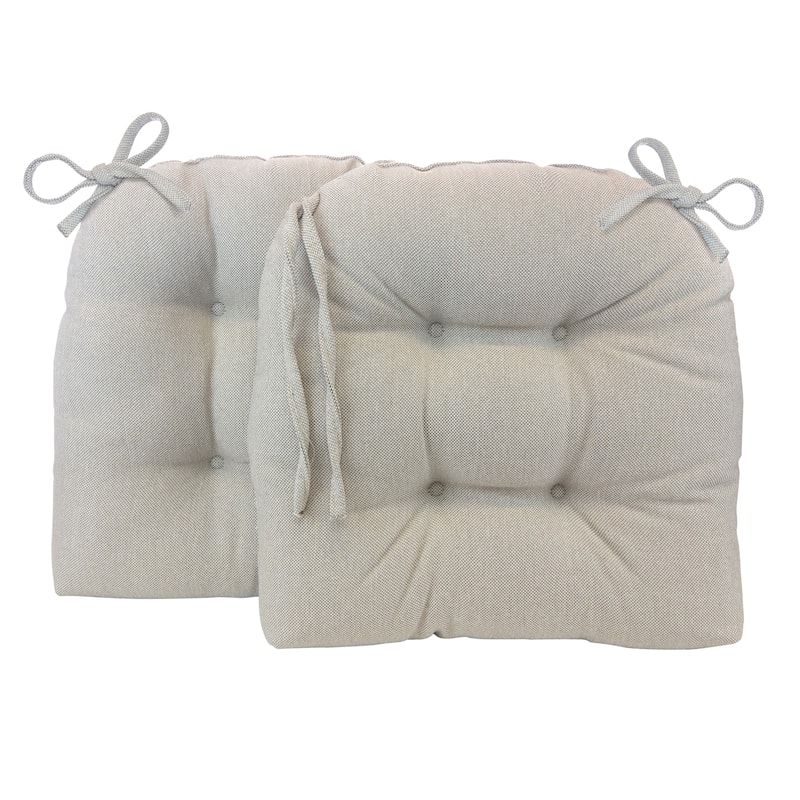 Klear Vu Outdoor U-Shaped Performance Fabric Seat Cushions Set of 2