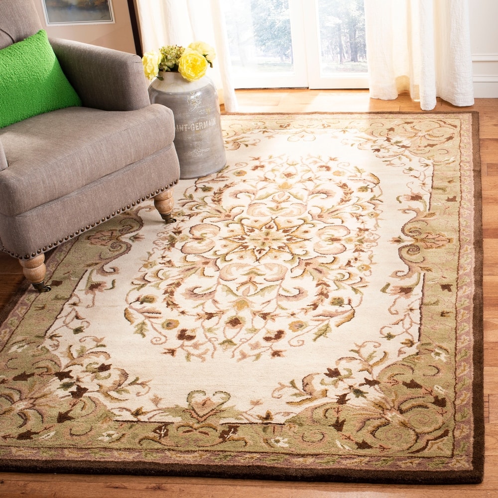 SAFAVIEH Handmade Heritage Hot Air Balloon Traditional Oriental Wool Rug