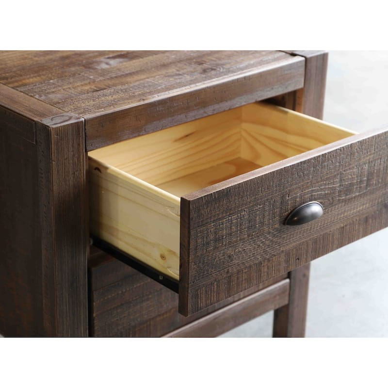 Montauk Solid Wood 2-drawer Nightstand