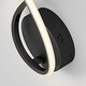 preview thumbnail 12 of 11, Artika Gamma Modern Wall Light Fixture, Matte Black