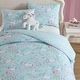 preview thumbnail 3 of 6, Laura Ashley Kids Magical Unicorns Blue Comforter Bonus Set