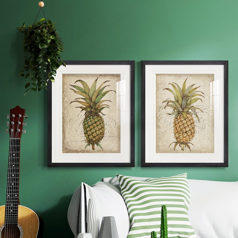 Pineapple Study I Premium Framed Print - Ready to Hang - Multi-Color