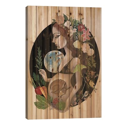 Origin Print On Wood by Sandi Calistro - Multi-Color