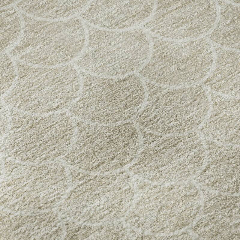 Premium Washable Super Soft Geo Scallops Mayfield Rug