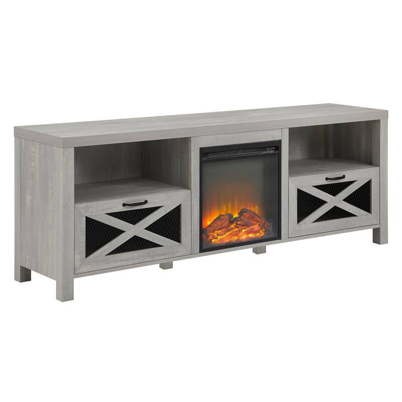 Middlebrook 70-inch Rustic Fireplace TV Stand