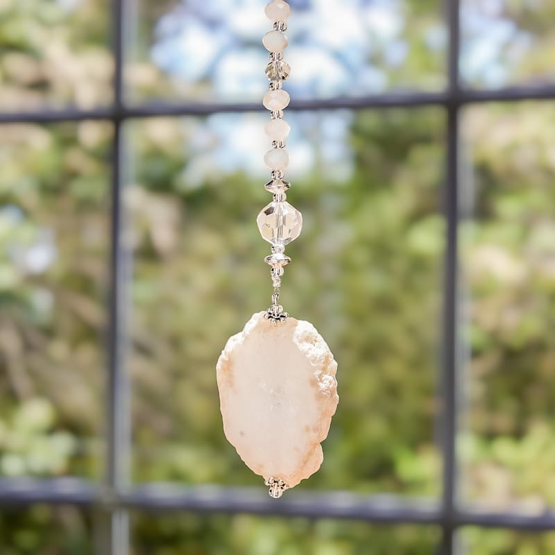 Novica Handmade Precious Whispers Quartz And Crystal Suncatcher