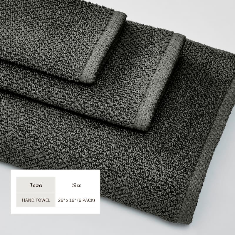 Linery & Co. Luxury Cotton Textured Bath Towel