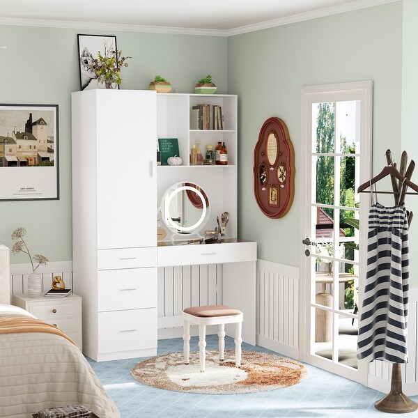 Dressing table near bed sale