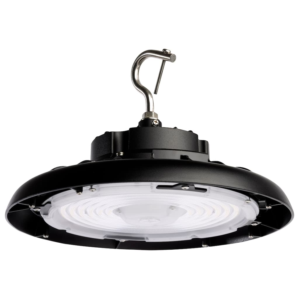 100 Watt UFO LED High Bay 4000K 14000 Lumens 120-277 Volt Black Finish