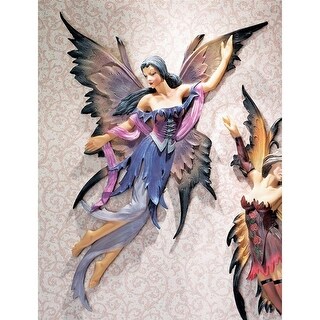 Design Toscano Fairies of the Enchanted Grove: Rowan Wall Sculpture -  Overstock - 19472214