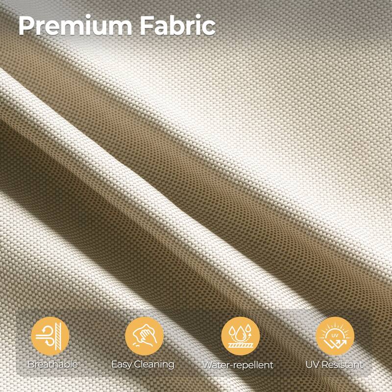 HOOOWOOO 15-piece Outdoor Sofa Patio Wicker Furniture Sectional Set with 54" Fire Pit Table