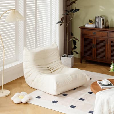 Morden Fort Single Lazy Sofa Soft Sponge Lounger Bean Bag Chair