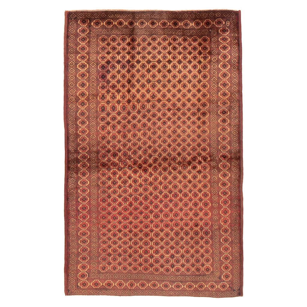Teimani Tan Rug 3'10" x 6'5" - 3'10 x 6'5