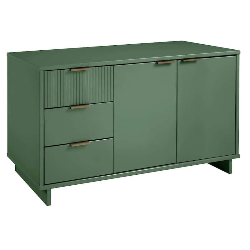 Manhattan Comfort Granville 55.07" 3 Drawer Modern Sideboard