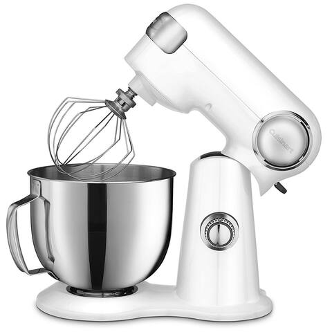 Cuisinart SM-50 Precision Master 5.5-Quart Stand Mixer, White