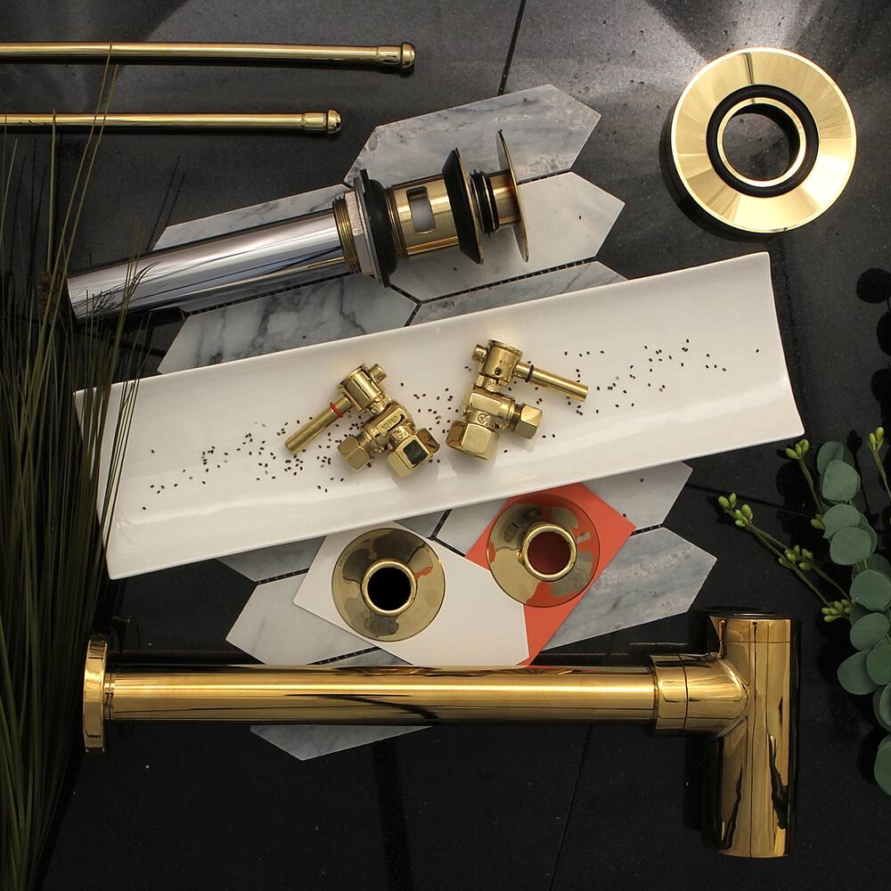 Kingston Brass Polished Brass European Vessel Drain