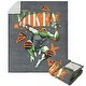 preview thumbnail 1 of 46, Nickelodeon Teenage Mutant Ninja Turtles Silk Touch Sherpa Throw Blanket 50" x 60" - Mikey TMNT