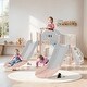 preview thumbnail 3 of 83, Kids Slide Playset Structure 7 in 1, Freestanding Spaceship Set