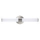 preview thumbnail 23 of 37, Elyse 20.13" 1-Light Industrial Mid-Century Iron Integrated LED Vanity Light, by JONATHAN Y