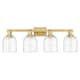 Option Brushed Brass / Clear