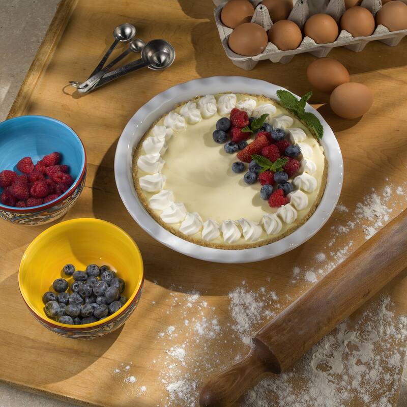 Euro Ceramica Zanzibar 2 Piece 5" Snack Bowl Set - 18 oz