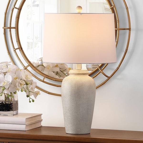SAFAVIEH Lighting Sabrin 26 inch LED Table Lamp 15 W x 15 L x 26 H On Sale Bed Bath Beyond 35444822