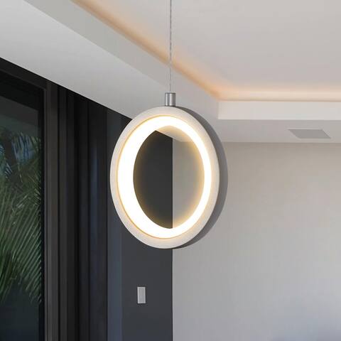 VONN Lighting VMP27300AL Tania 5-inch ETL Certified Integrated LED Pendant - 5.5"L x 5"W x 66.25"H