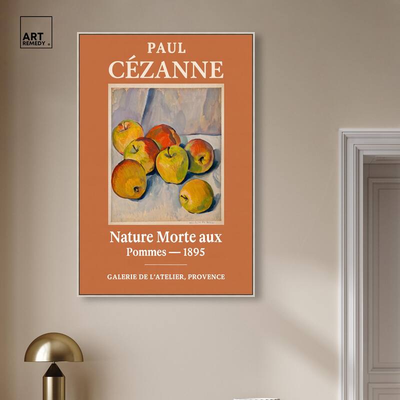 Apples of Cezanne Canvas by Art Remedy