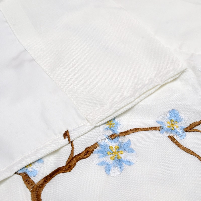 Serenta Embroidery Cherry Blossom Valance