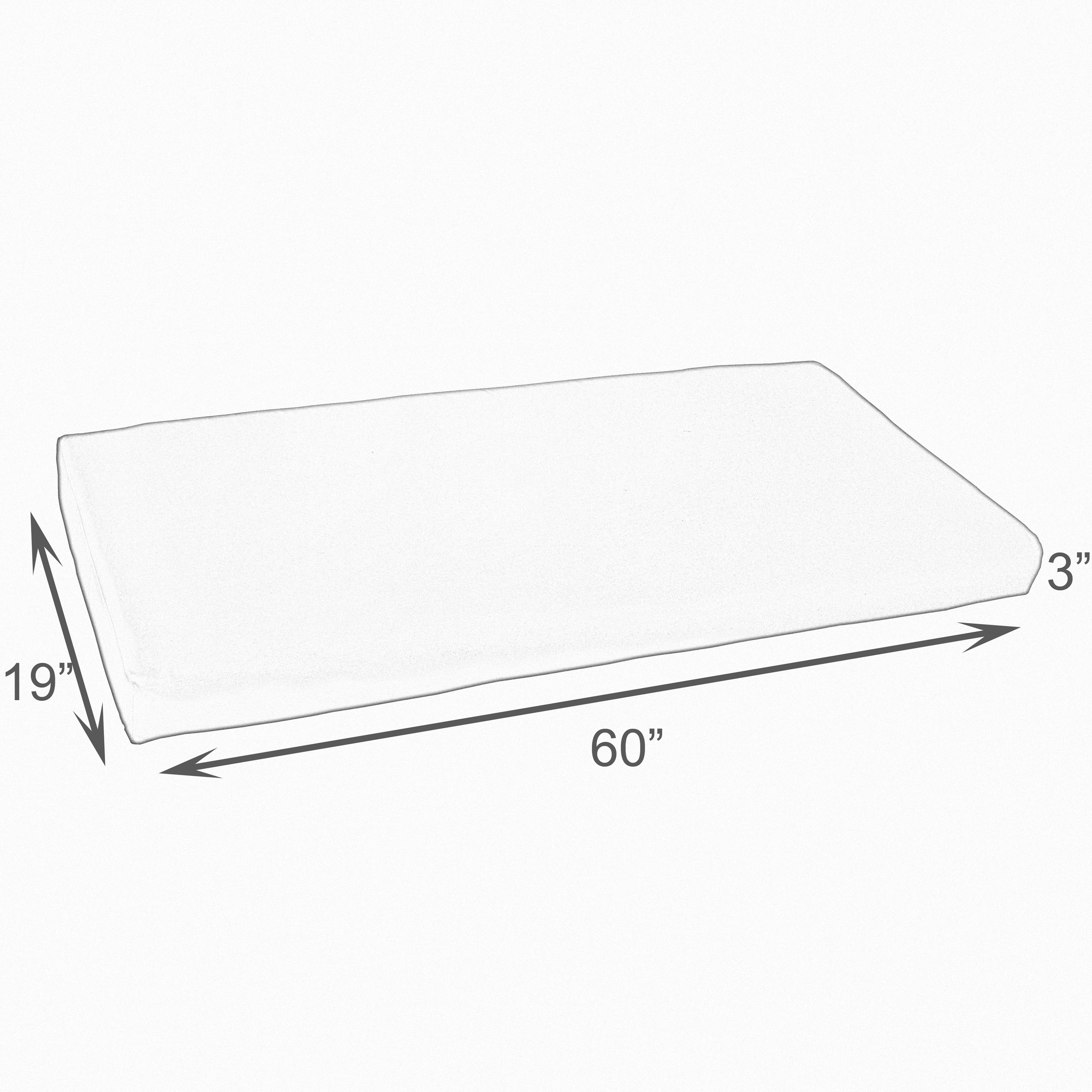 Sorra Home Sloane Ivory 60inch Indoor/ Outdoor Bristol Bench Cushion Bed Bath & Beyond 11351655