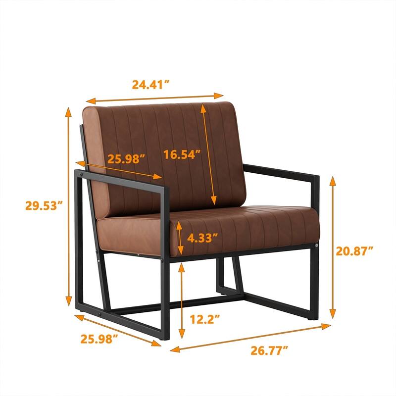 Accent chair Steel Armchair
