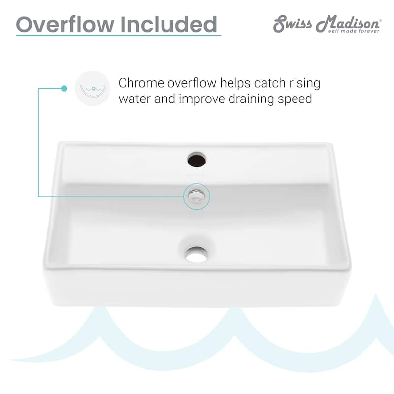 Claire Ceramic Wall Hung Sink