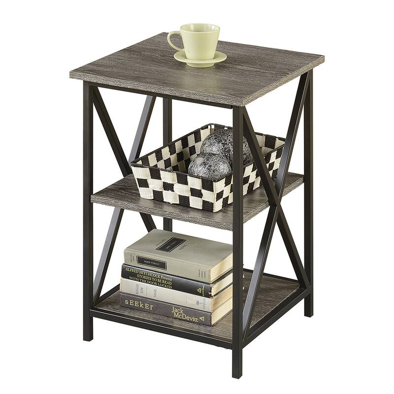 Convenience Concepts Tucson End Table with Shelves