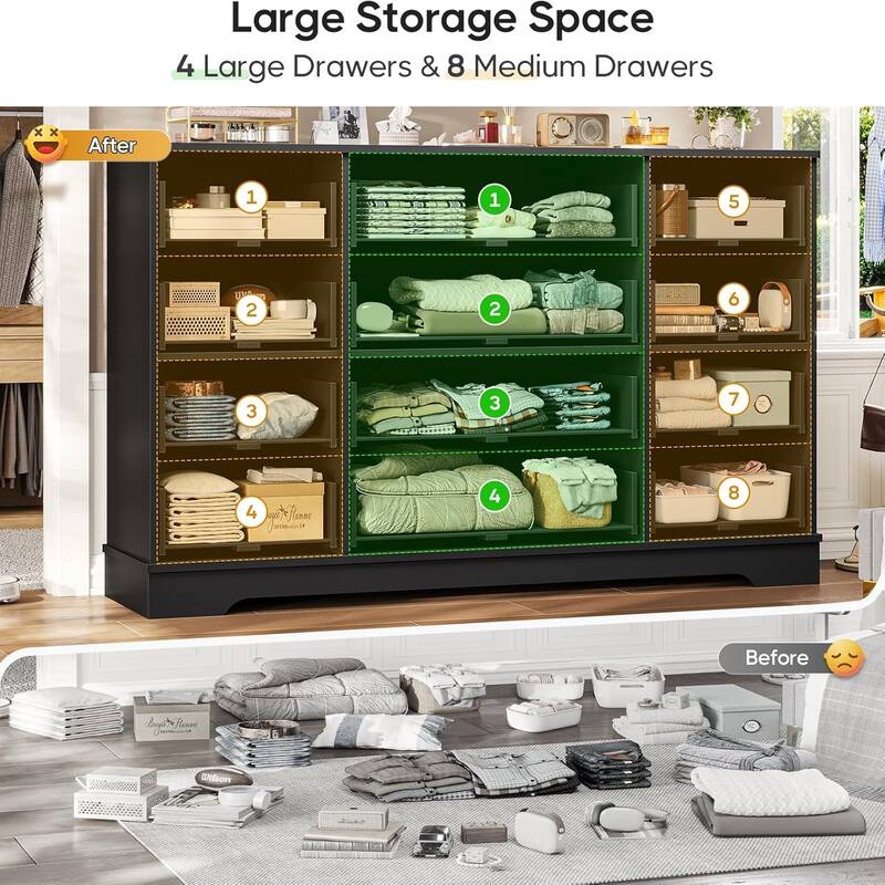 Dresser for Bedroom Dressers & Chests of Drawers Storage Organizer