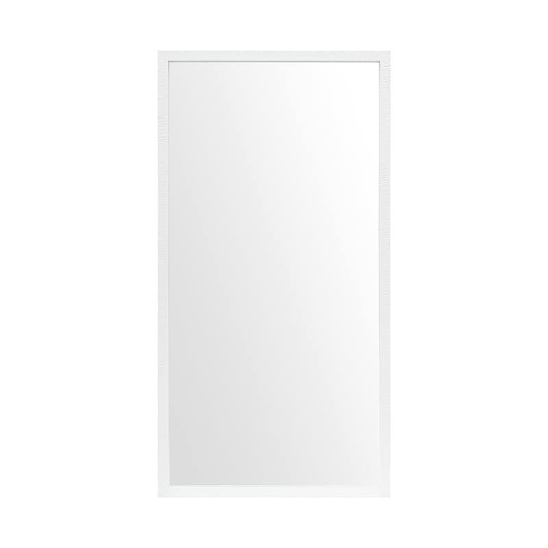 HomeRoots 42" White Framed Bathroom Vanity Mirror - 21.50 in. x 41.50 in. x 1.75 in.