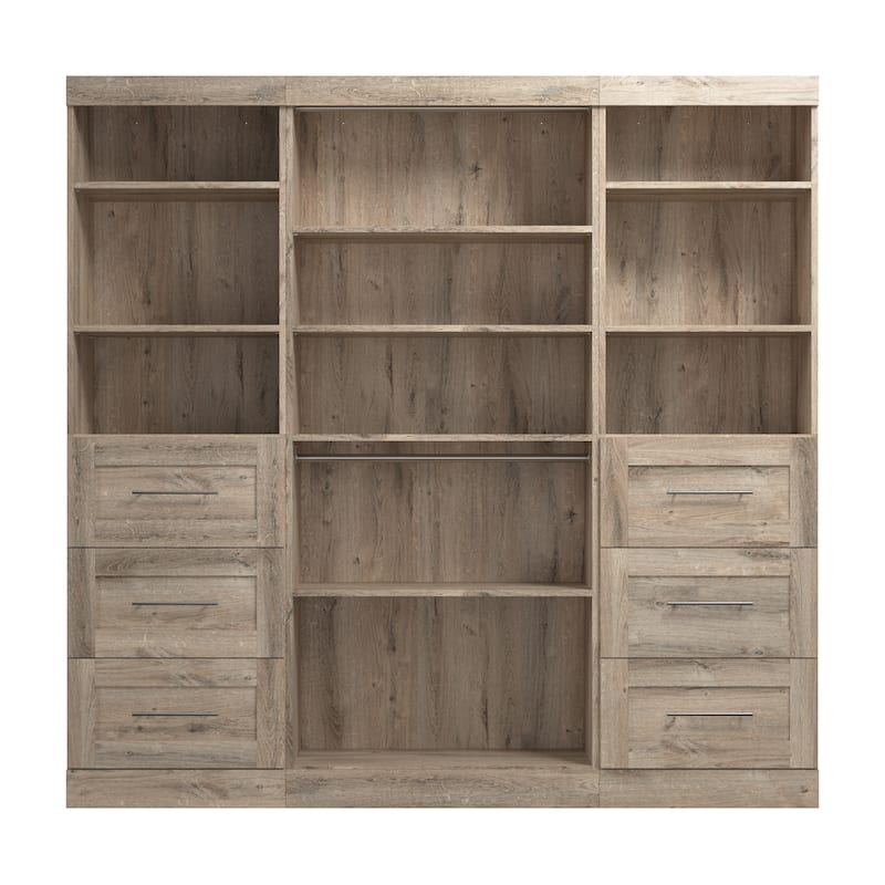 Pur 86W Closet Organization System with Drawers by Bestar - 86"