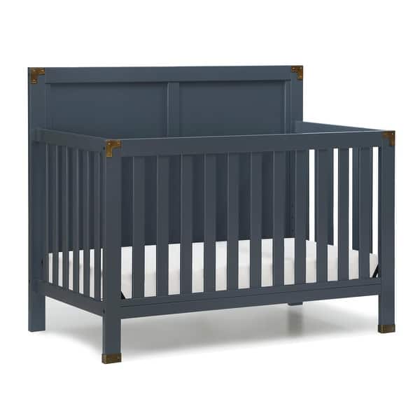 slide 2 of 16, Miles 5-in-1 Convertible Crib Navy Blue