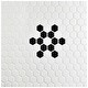 preview thumbnail 11 of 9, Merola Tile Metro 1" Hex Matte White Snowflake 10-1/4"x11-7/8" Porcelain Mosaic Tile