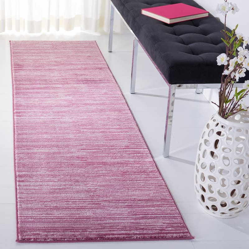 SAFAVIEH Vision Tanasa Modern Ombre Tonal Rug - 2'2" x 8' Runner - Grape