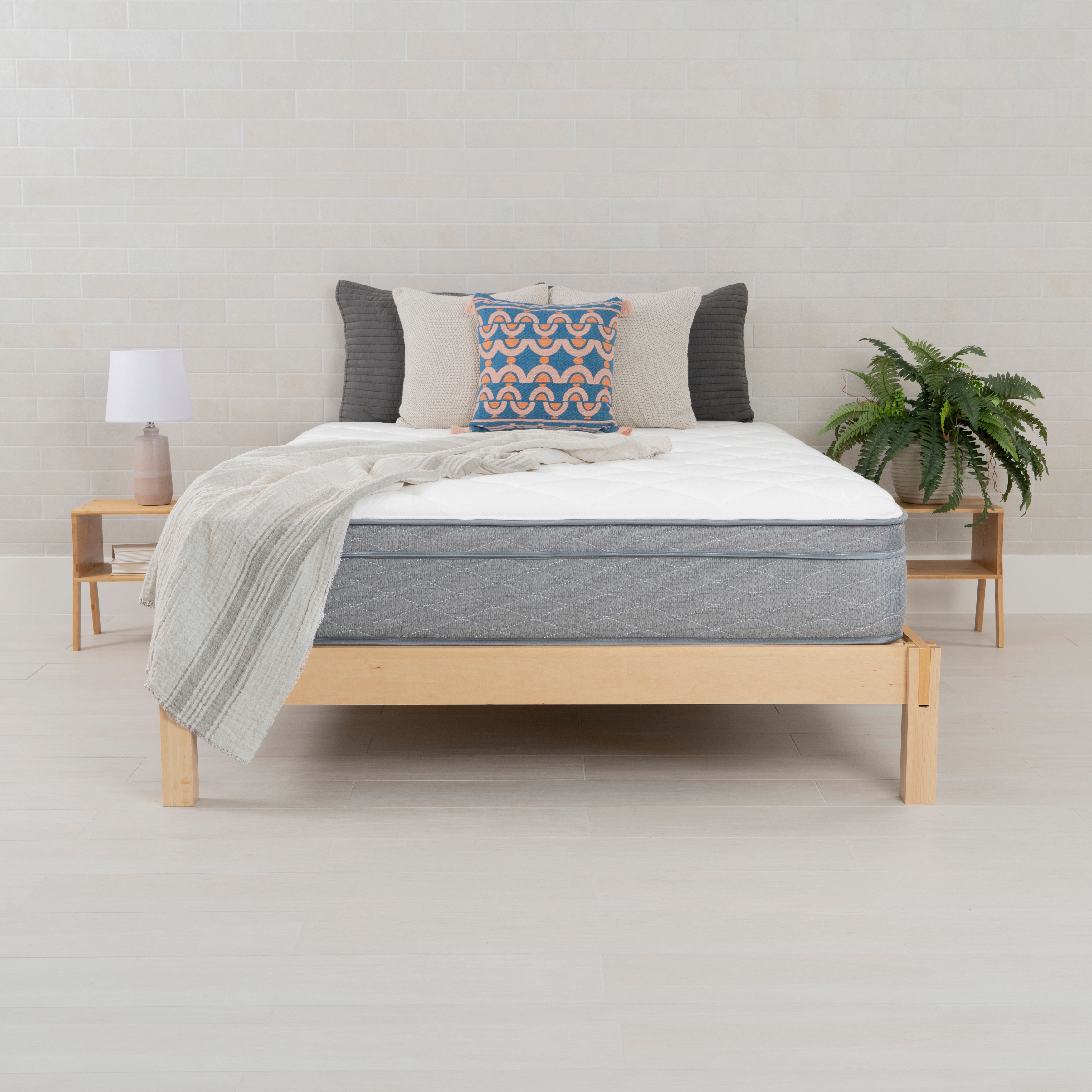 Short queen outlet pillow top mattress